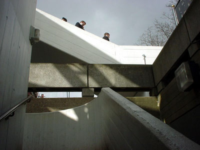 Southbank stairs and concrete, London
