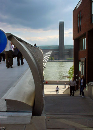 Tate Modern from the Millennium Bridge, London