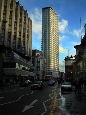 Centrepoint from Tottenham Court Road, London W1