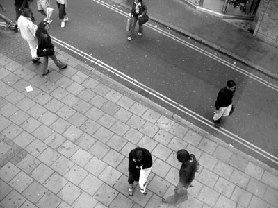 Saturday shoppers, Tottenham Court Road, London, June 2003