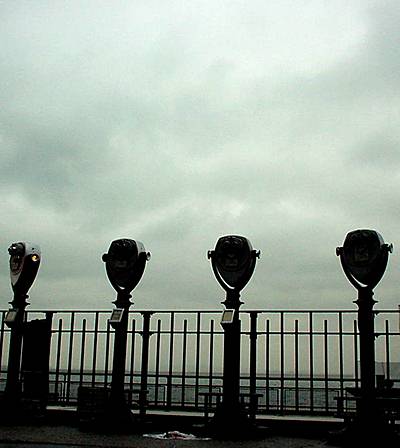 dark day at Battery Park