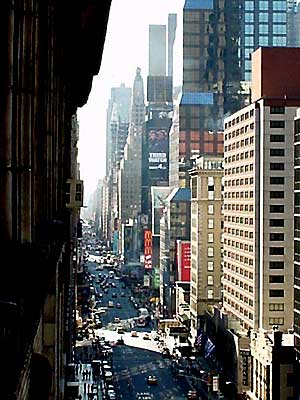 Looking down 5th Avenue, Manhattan, New York