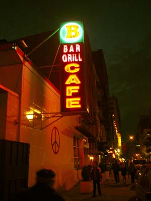 B-Bar & Grill, a.k.a. Bowery Bar, Manhattan, New York