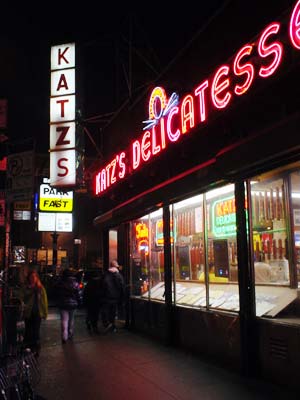 Katz's Delicatessen, E Houston St, Manhattan, New York