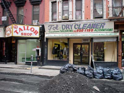 Old stores, Rivington Street, Lower East Side, Manhattan, New York