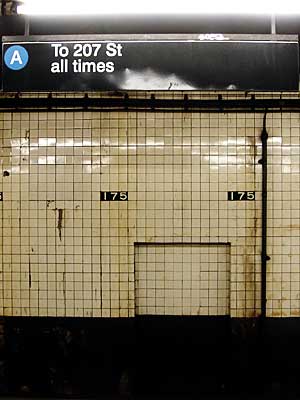 175th Street subway station,, Manhattan, New York, NYC, USA