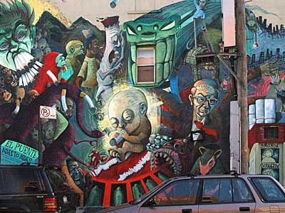 Anti smoking mural, Berry St. and S. 4th, Williamsburg, Brooklyn, New York, NYC, USA
