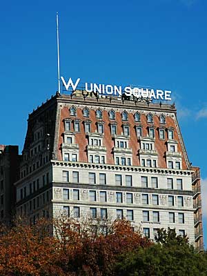 W Hotel, Union Square, Park Avenue South, New York, USA