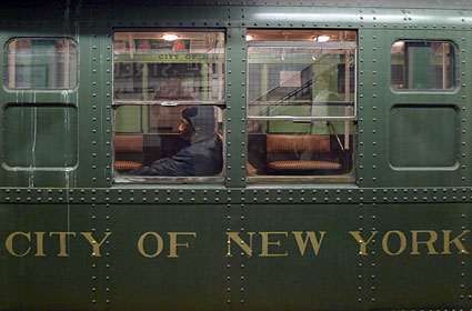 New York City vintage subway car ride, MTA New York City Transit -  photographs and feature