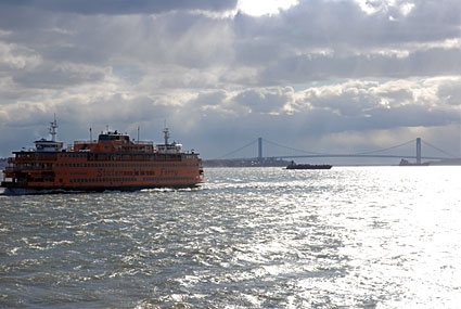 Staten Island to Manhattan Ferry, Staten Island, New York, NYC, December 2007