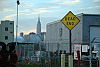 Dead End and Empire State Building, Williamsburg, Brooklyn, New York, USA