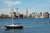 Manhattan skyline, Williamsburg, Brooklyn, New York, USA