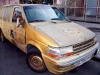 Golden car, New York, USA