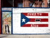Hand Painted Puerto Rican flag , New York, USA