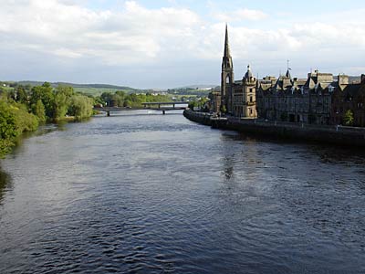 View across the Tay, Perth, Perth and Kinross, Scotland