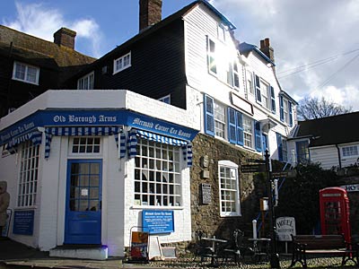 Old Borough Arms Hotel, Mermaid Street, Rye, Sussex, UK