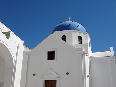 Church, Firostefani, Santorini, Greece, , September 2004