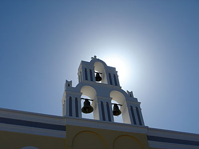 Chapel in Firostefani, Santorini, Greece, September 2004