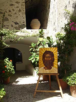 Megaron Gyzi Museum and Icon Studio, Fira, Santorini, Greece, September 2004