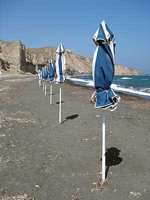 Kanakari beach, Santorini, Greece, September 2004