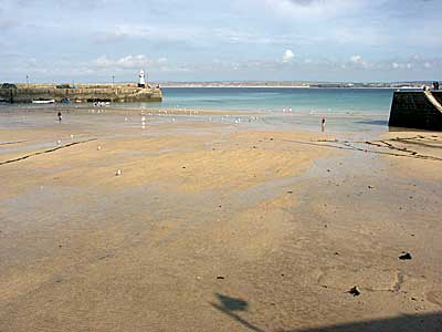 Low tide, St Ives harbour, Cornwall, April 2004