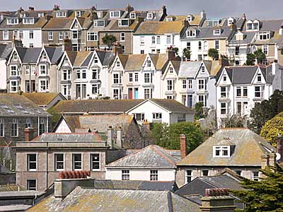 Houses, St Ives, Cornwall, April 2004