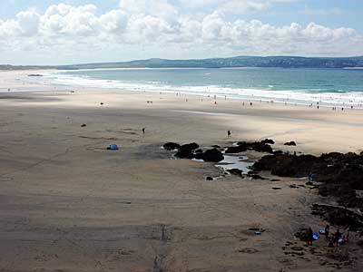 Godrevy beach, Cornwall, August 2005