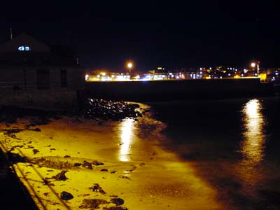 Harbour at night, St Ives, Cornwall, August 2002