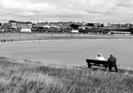 Barry Island pleasure park and holiday resort, Whitmore Bay near Cardiff, south Wales
