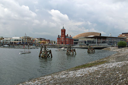Cardiff Bay, docks and Tiger Bay, Cardiff, south Wales