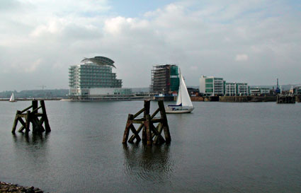 Cardiff Bay, docks and Tiger Bay, Cardiff, south Wales