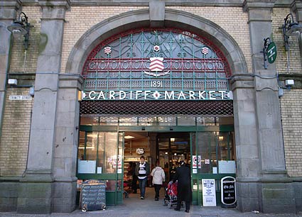 Cardiff Market, Cardiff, Wales, January 2007