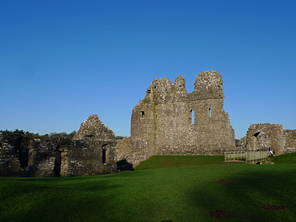 Ogmore Castle, Vale of Glamorgan, south Wales
