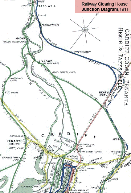 Map Of Rhiwbina Cardiff Rhiwbina Halt, Cardiff To Coryton Railway Line On The Coryton Branch,  Cardiff Railway, Cardiff, South Wales, Uk