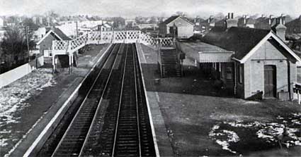 Whitchurch Station, Cardiff to Coryton railway line, Cardiff Railway Cardiff, south Wales, UK