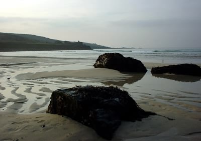 rocks, Porthmear  beach
