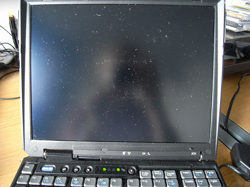Faulty IBM X31 laptop