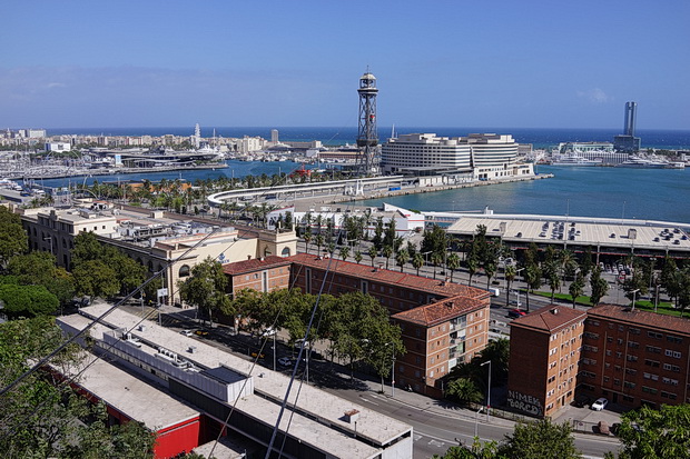 In photos: A cable car trip across Barcelona’s old harbour from Mount ...