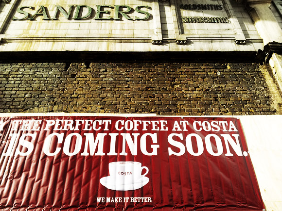 Costa Coffee gets ready to open in Brixton