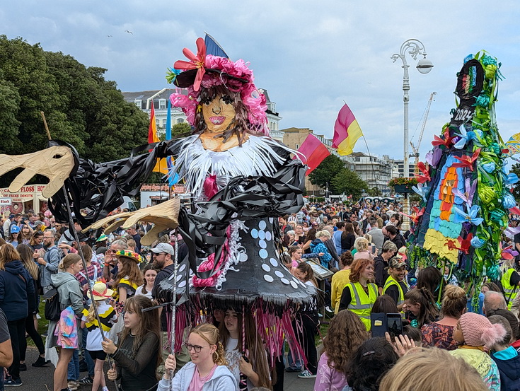 Folkestone in 60 photos: beach scenes, Charivari Day parade and night life