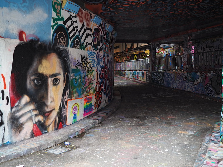 Leake Street Tunnel, Waterloo - street art archive images from July 2023