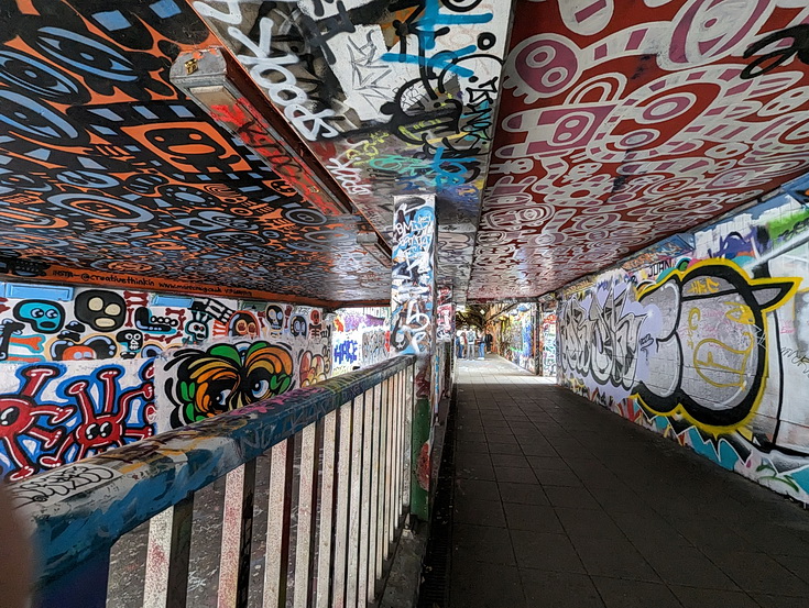 Leake Street Tunnel, Waterloo - street art archive images from July 2023