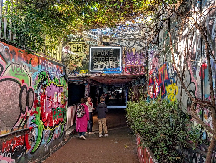 In photos: the remarkable street art on display in the Leake Street tunnel in Waterloo