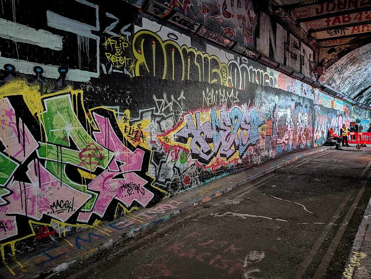 In photos: the remarkable street art on display in the Leake Street tunnel in Waterloo