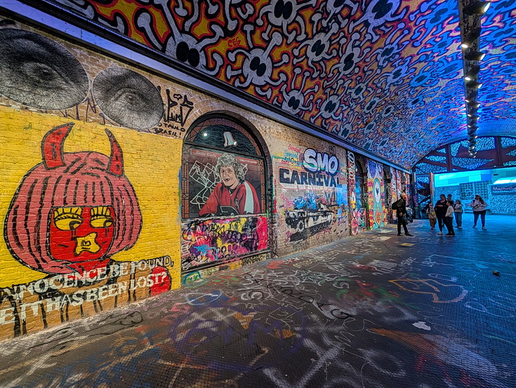 In photos: the remarkable street art on display in the Leake Street tunnel in Waterloo