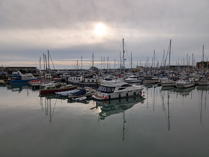 Architecture, great bars, the beach and the harbour: fifty photographs of Ramsgate Kent in winter