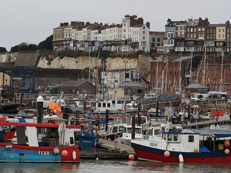 Architecture, great bars, the beach and the harbour: fifty photographs of Ramsgate Kent in winter