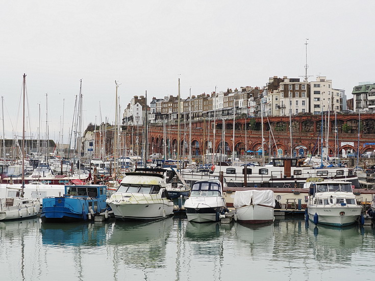 Architecture, great bars, the beach and the harbour: fifty photographs of Ramsgate Kent in winter