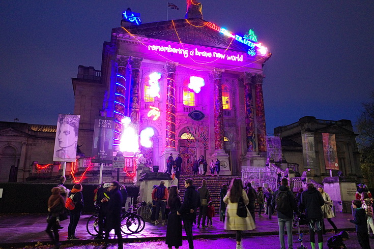 The incredible Tate Britain light installation celebrating Diwali - in photos