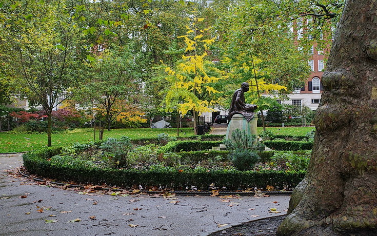 In photos: Tavistock Square - a public park in the heart of Bloomsbury, London